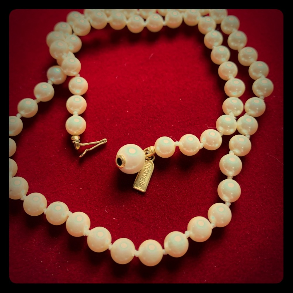 Vintage Marvella Signed Pearls